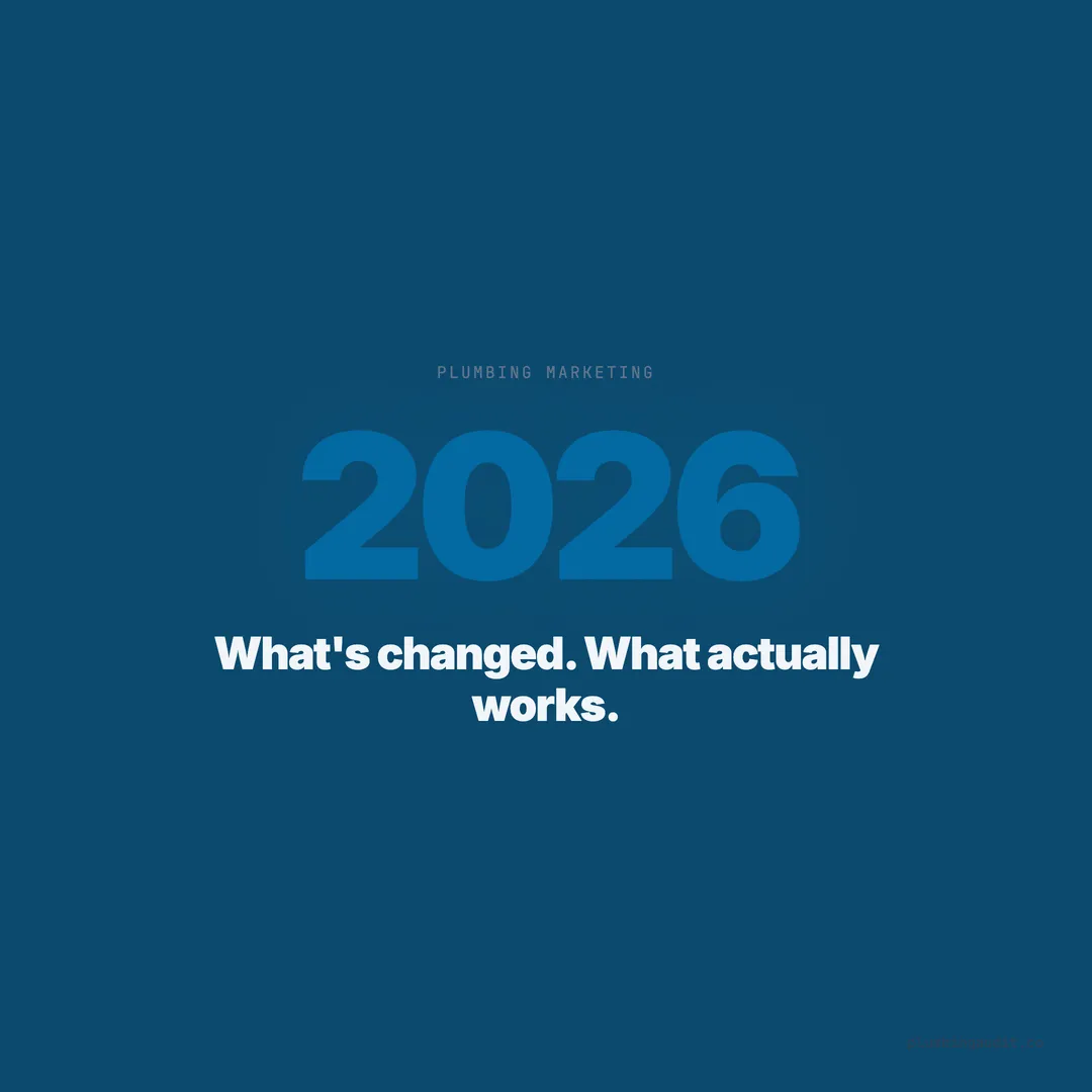 Plumbing Marketing in 2026: What's Changed and What Actually Works Now